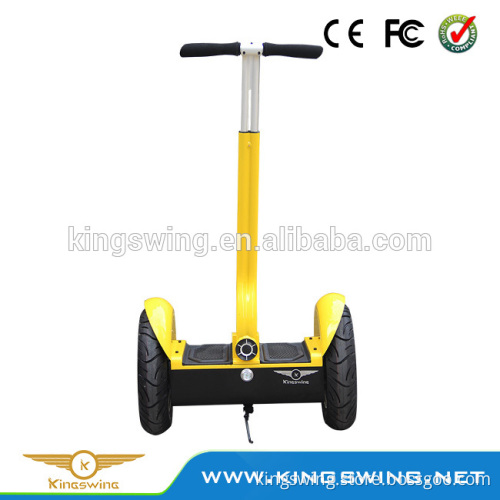 Big wheels 1600w powerful self-balancing mobility electric scooter Standing two wheel balance skateboard with handrail off road